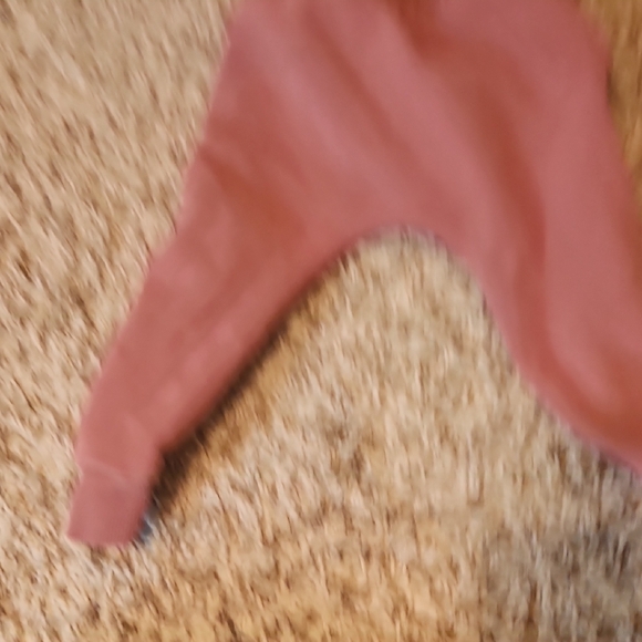 Pink Ruffled Baby Sweatsuit Set - Picture 5 of 6